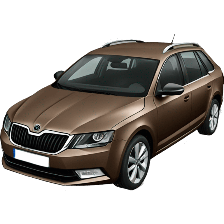 Brown Skoda Octavia emoji