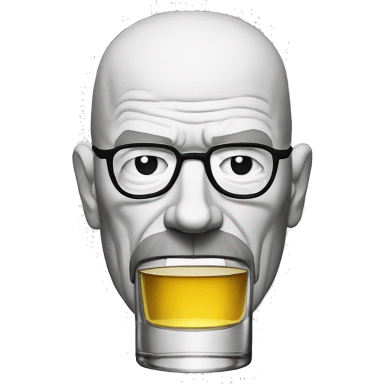 walter white with vodkA emoji