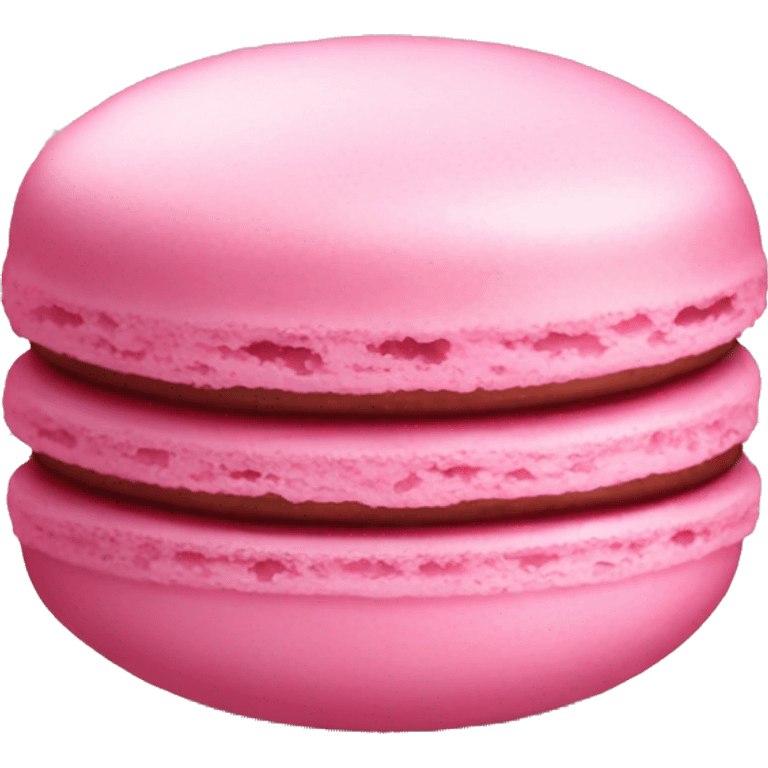 pink macaroon emoji