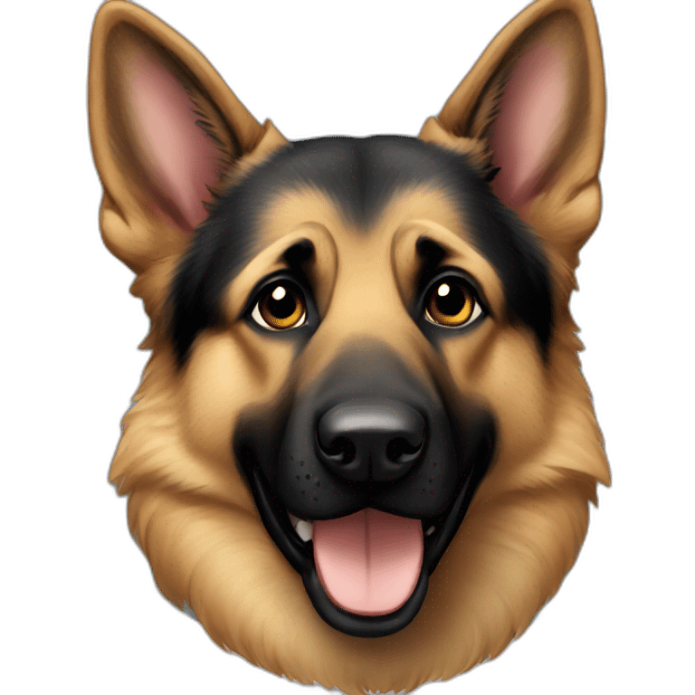 German shepherd emoji