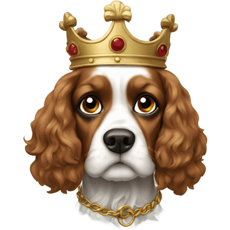 dog cavaler king charles emoji