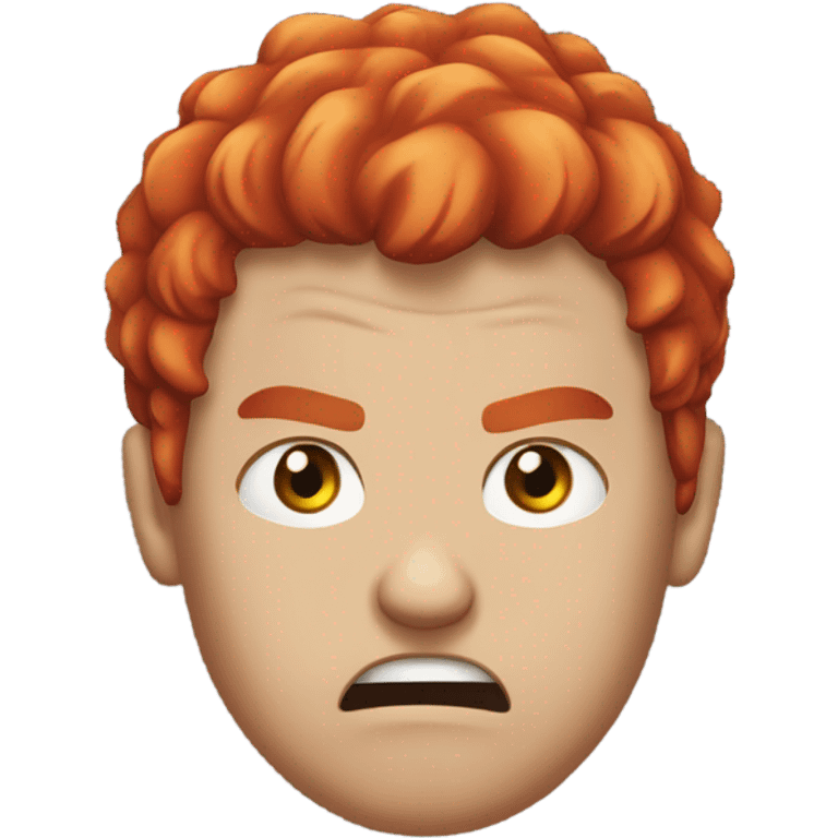 angry red head emoji