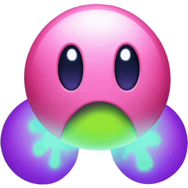 Radioactive Kirby emoji