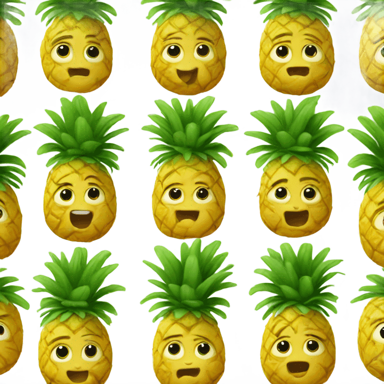 Upside down pineapple  emoji