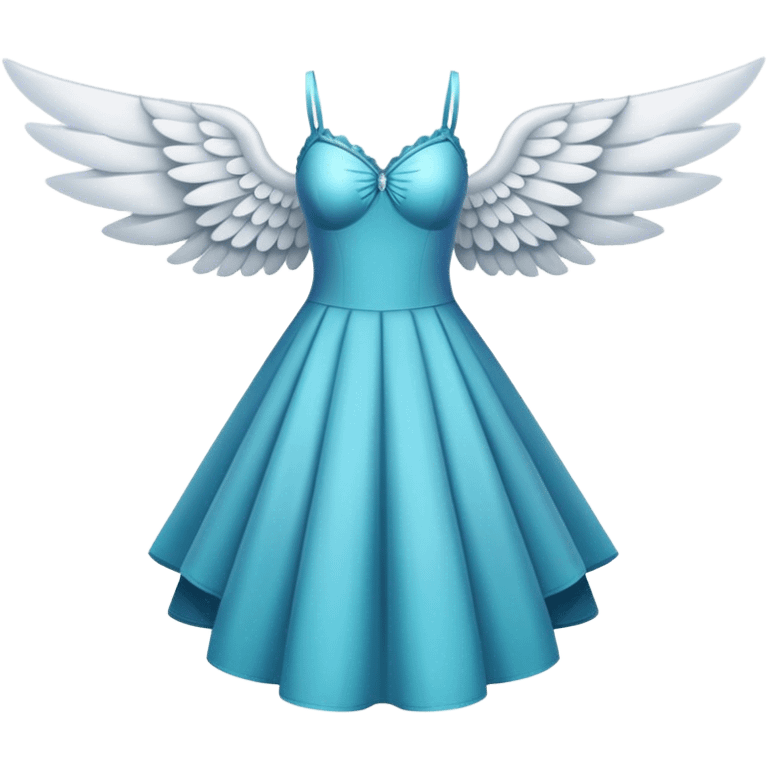 Dress with wings emoji