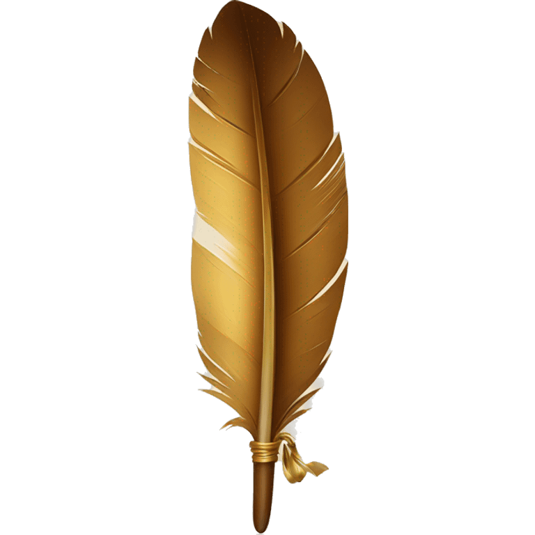 a feather quill and a scroll emoji