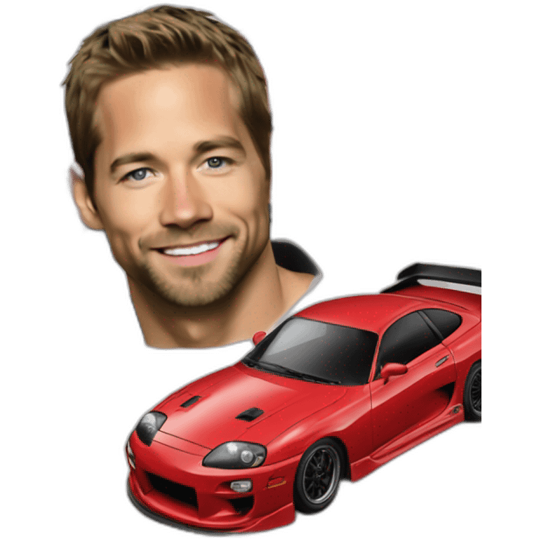 Toyota Supra Mk4 Paul Walker emoji