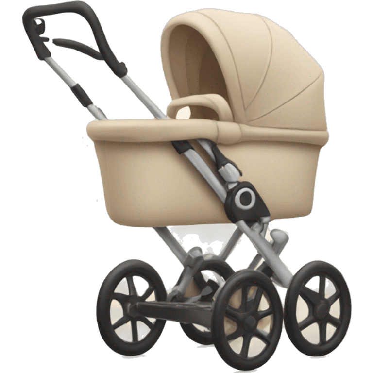 aesthetic beige stroller emoji