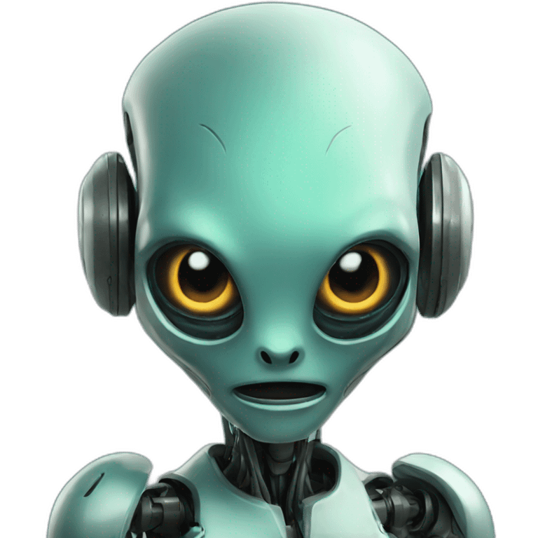 robot alien emoji