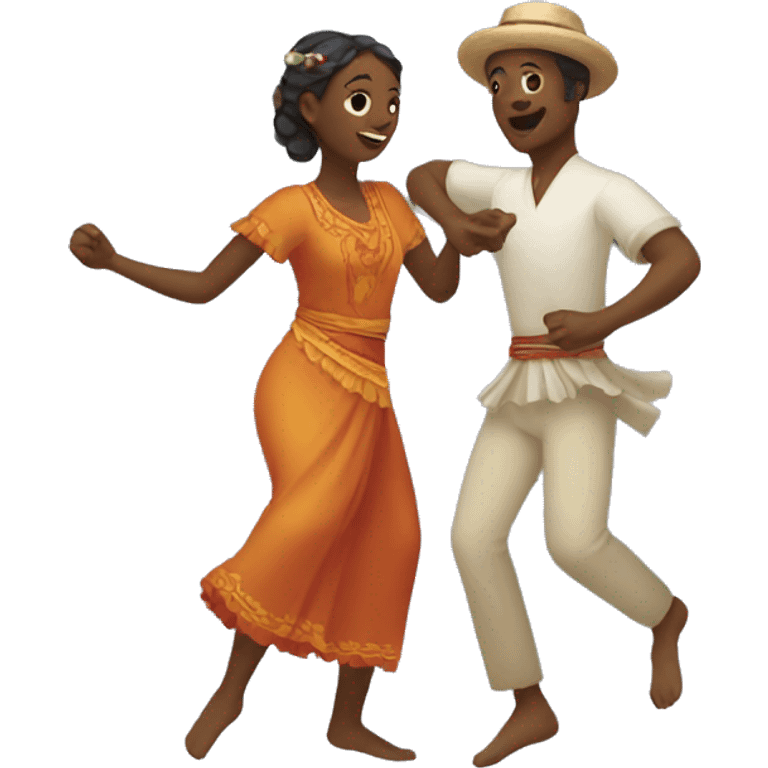 2 people Folklore dance  emoji