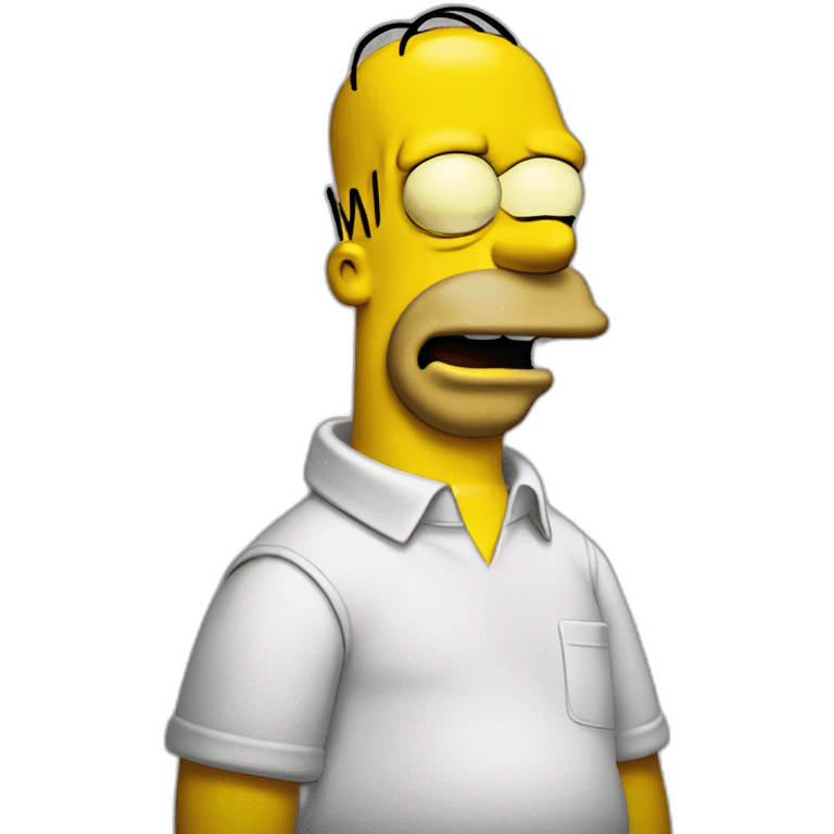 CONFUSED HOMER SIMPSON emoji