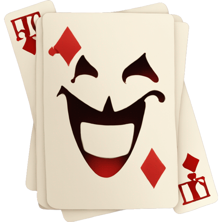 Red Joker card emoji