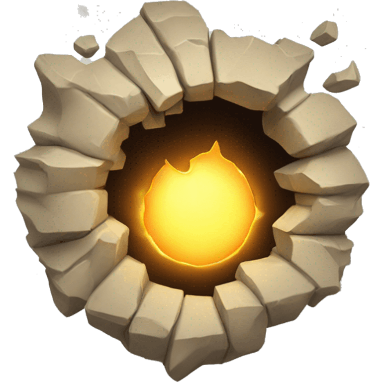 hole sparkeling emoji