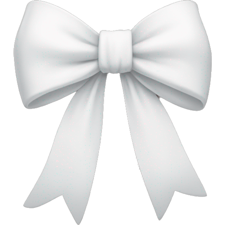 white bow emoji