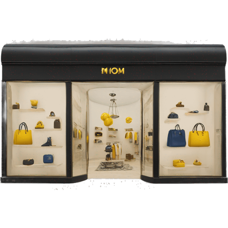 luxury pop up store emoji