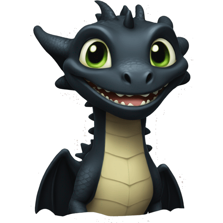 Dragon toothless emoji