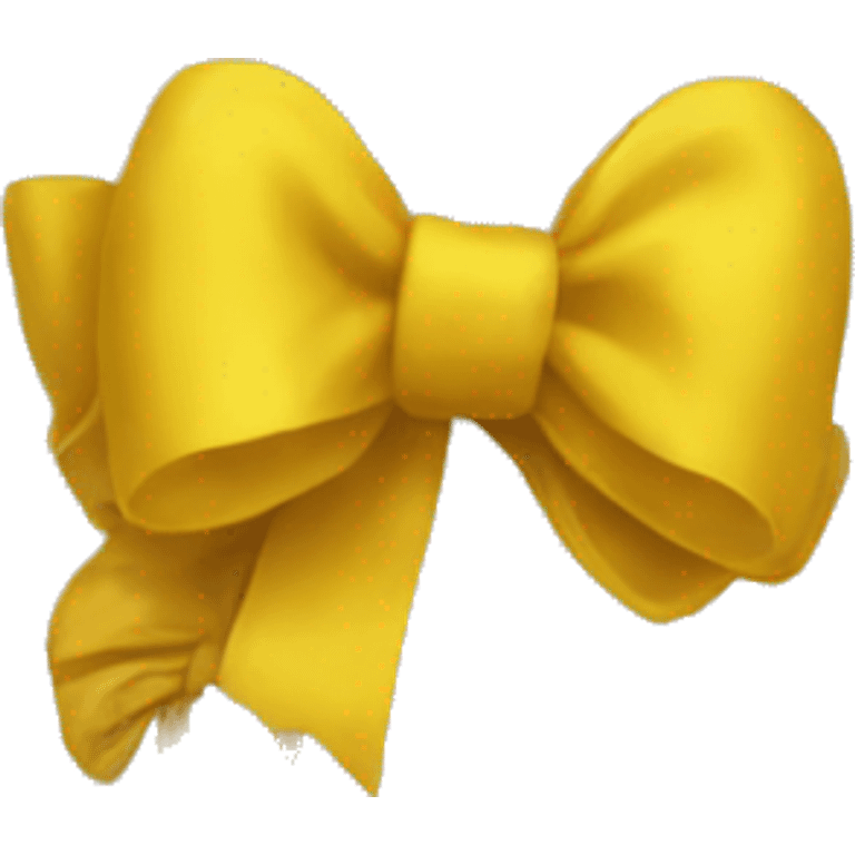 yellow bow emoji