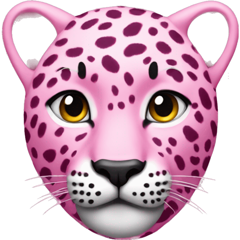 pink leopard emoji