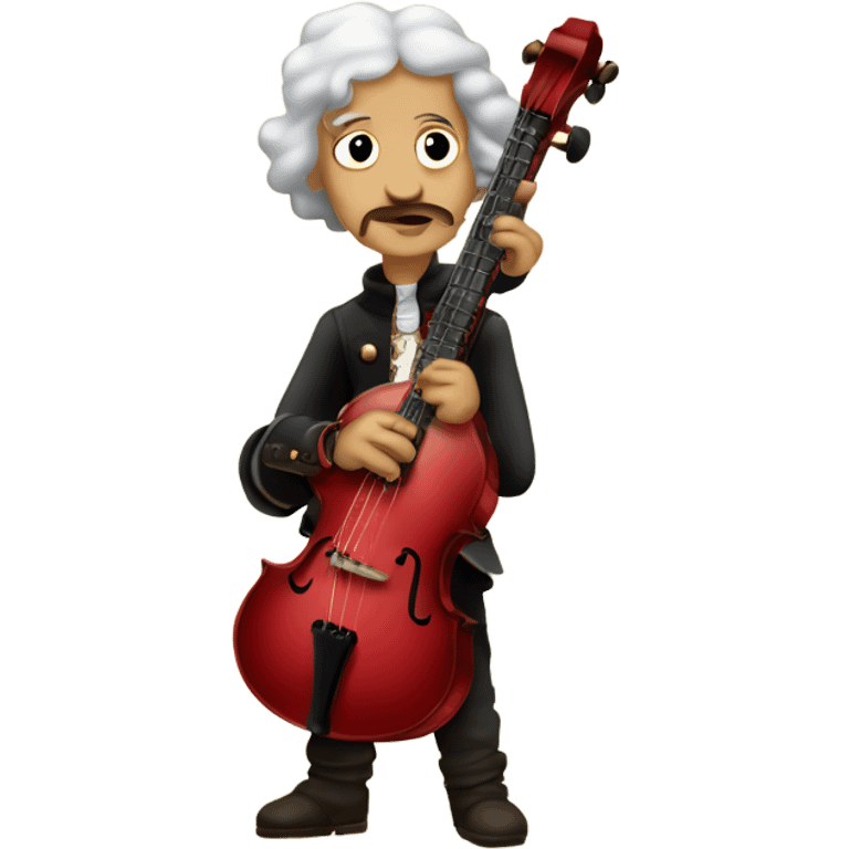 Vivaldi standing Baroque Red old chibi banjo emoji