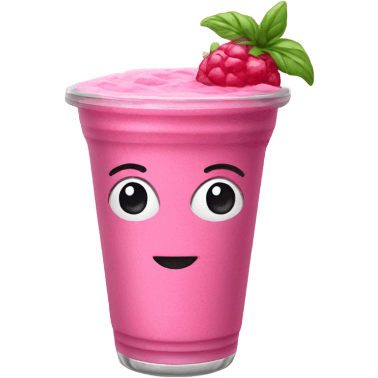 Pink smoothie  emoji