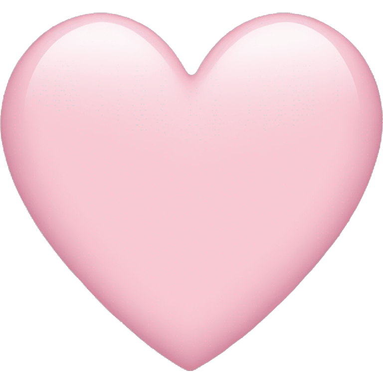 Light pink heart emoji