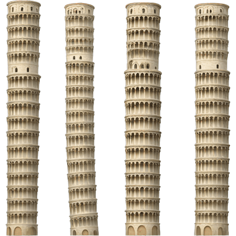 Pisa tower emoji