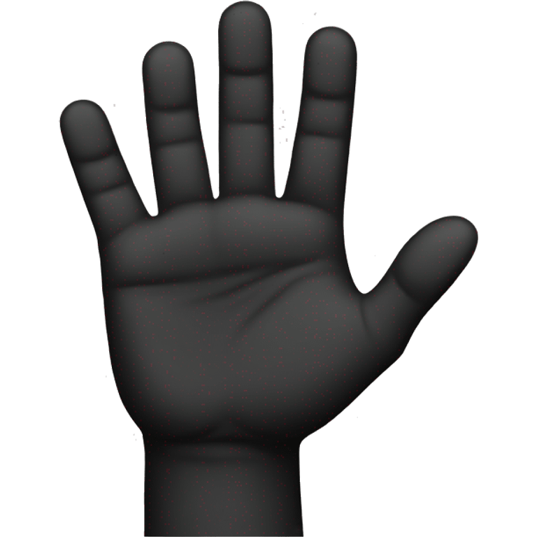 Black ok hand emoji