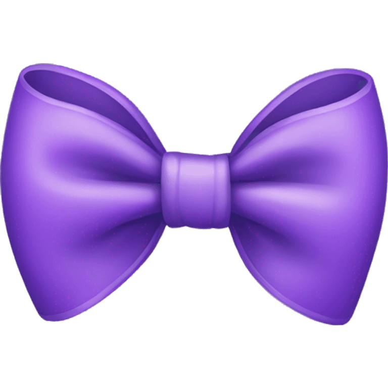 Purple bow emoji