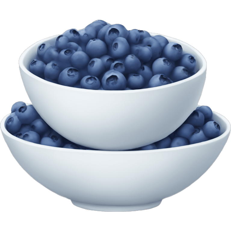 Bowl of Blueberries emoji