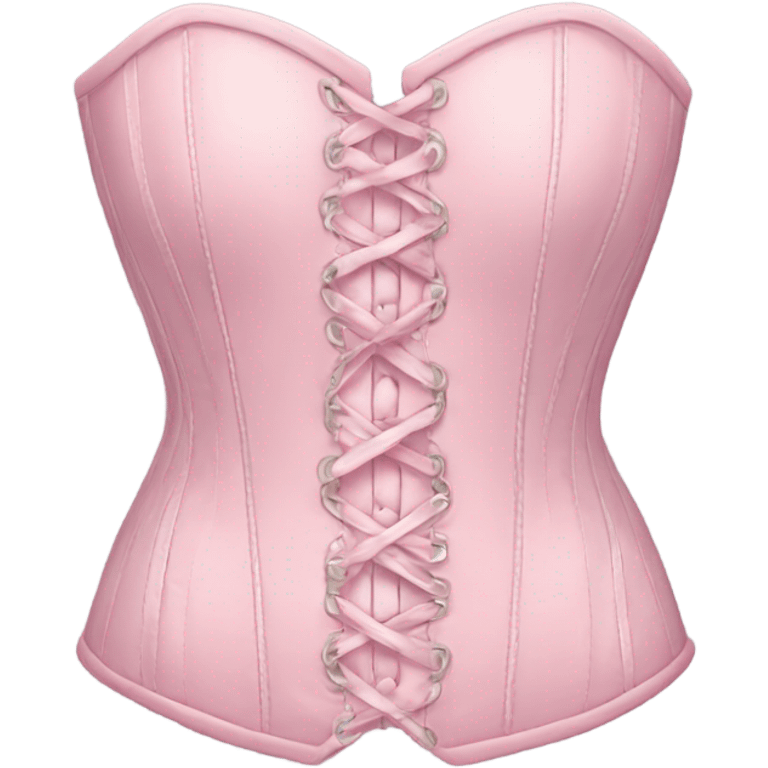 Pastel pink corset  emoji