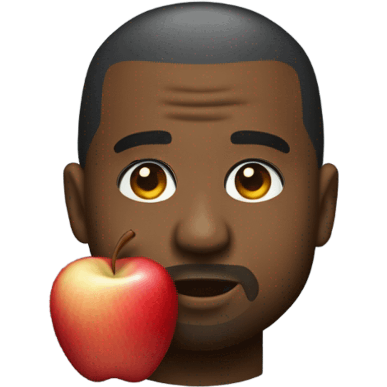 Kanye west With Apple  emoji