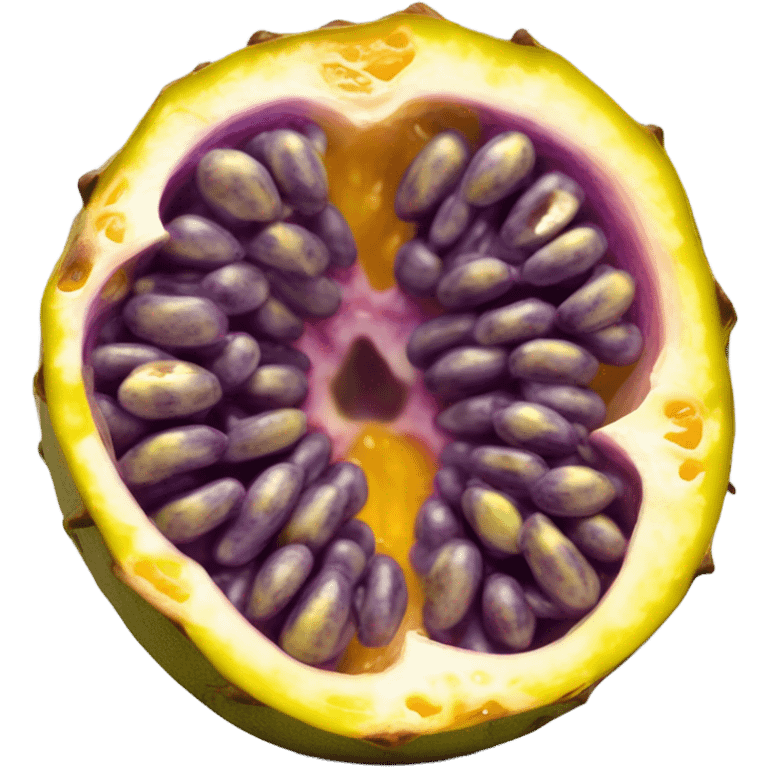 Passion fruit emoji