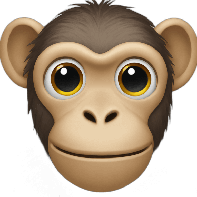 monkey in a suir emoji