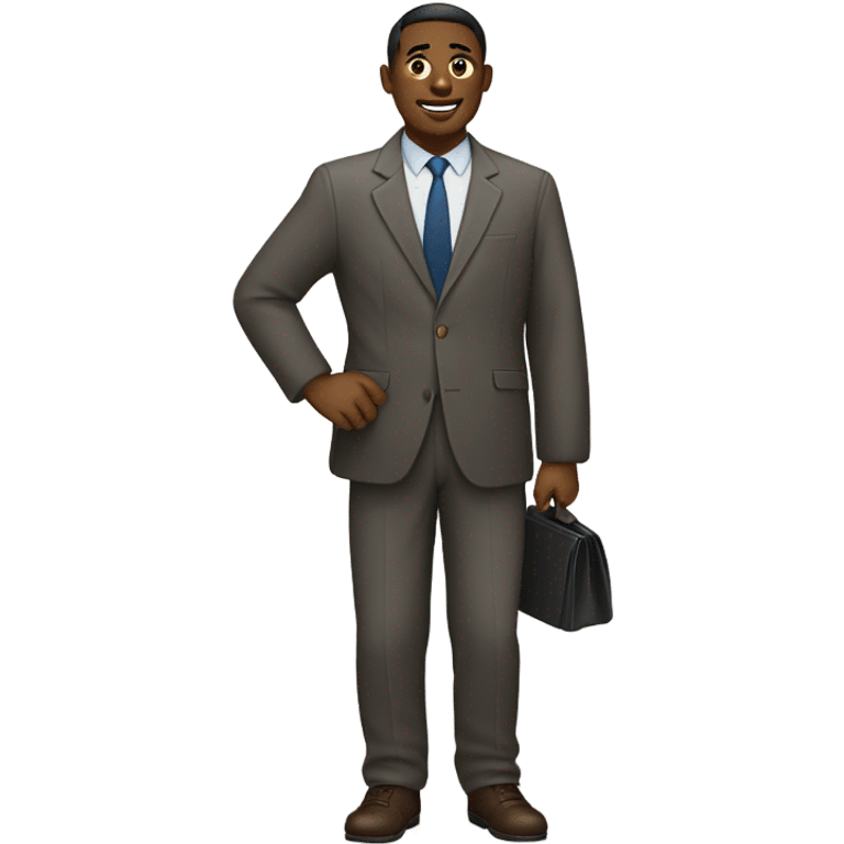 Man going to work emoji