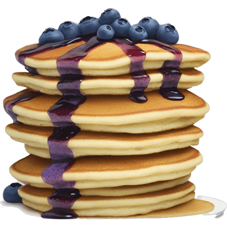 Blueberry pancakes  emoji