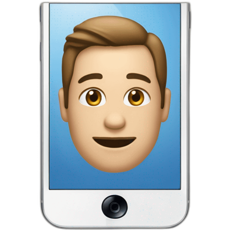 Un samsung à côté d’un iphone emoji