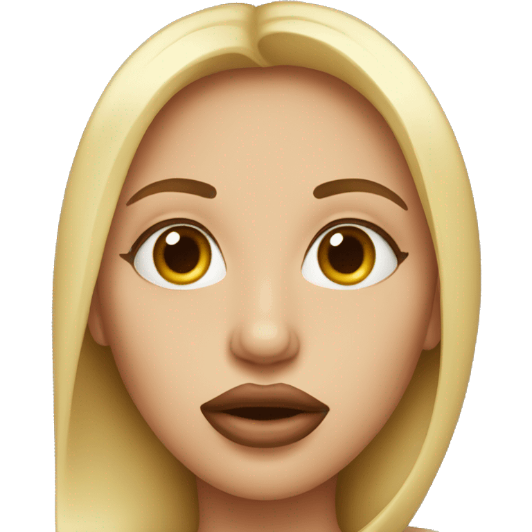 Women have big lips emoji