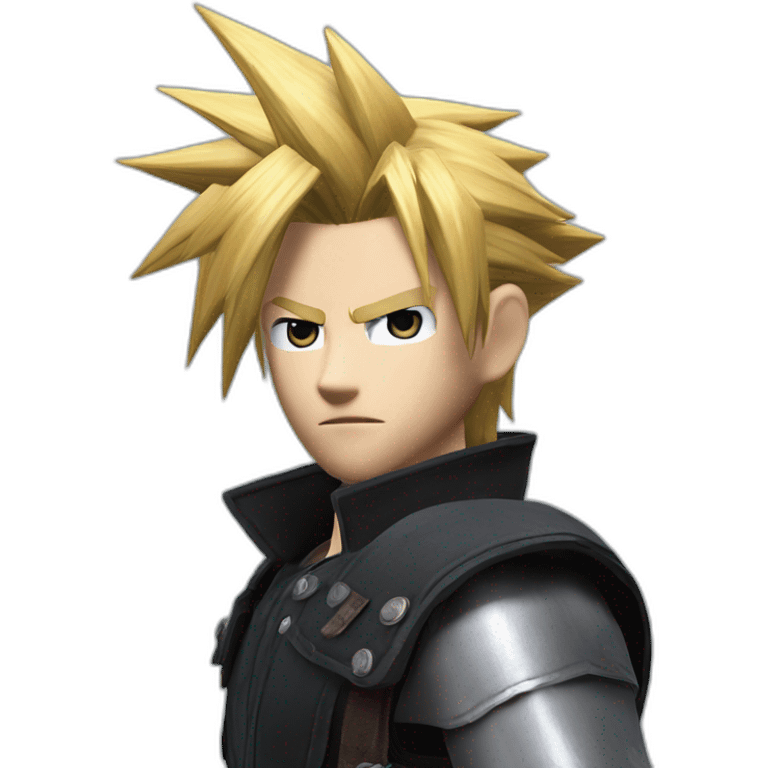 Final fantasy 7 remake cloud strife emoji