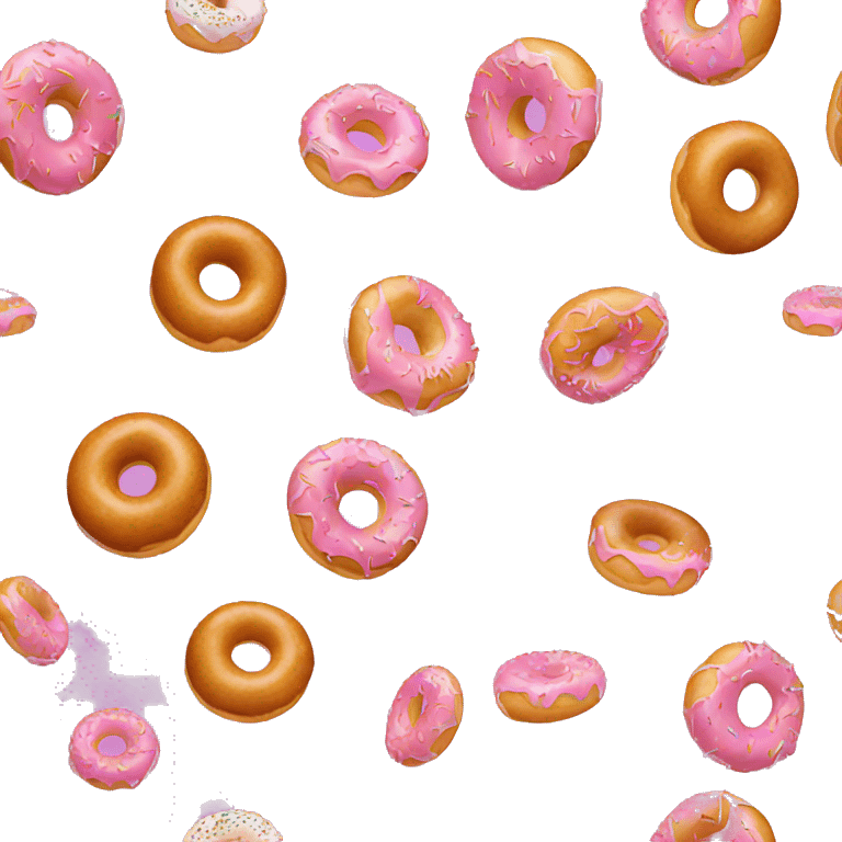 Plain donut emoji