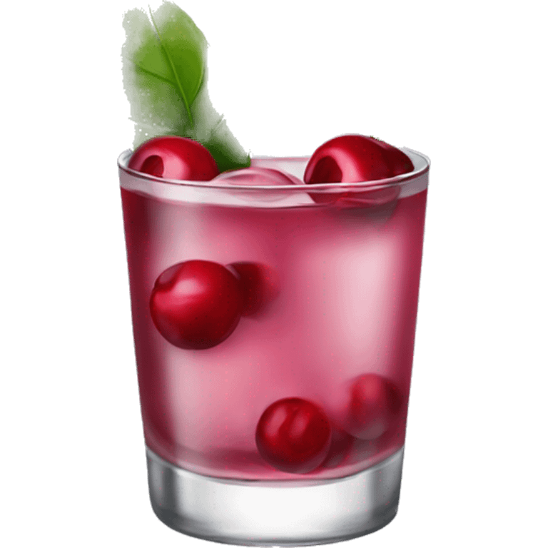 Vodka Cranberry emoji