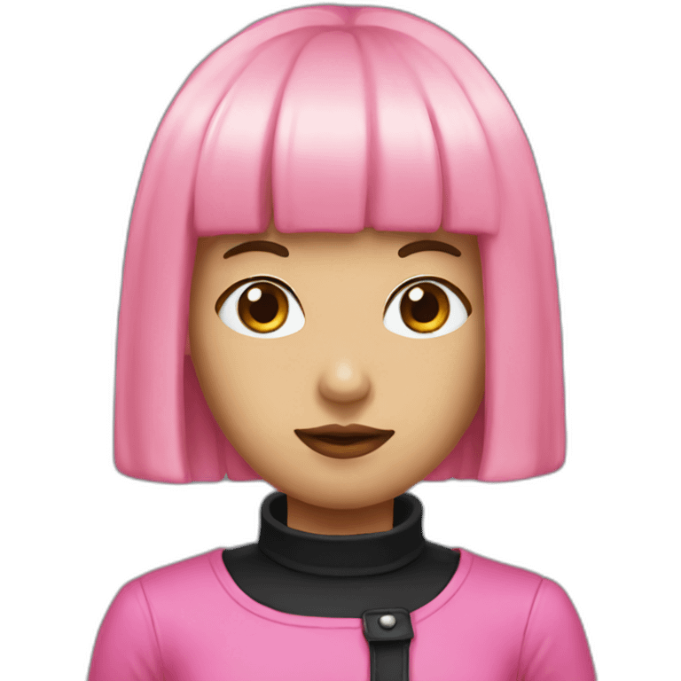 black pink lisa emoji