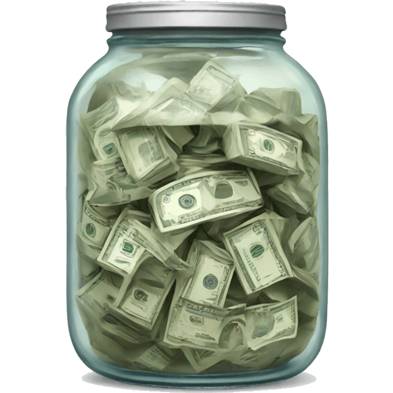 a jar of money emoji