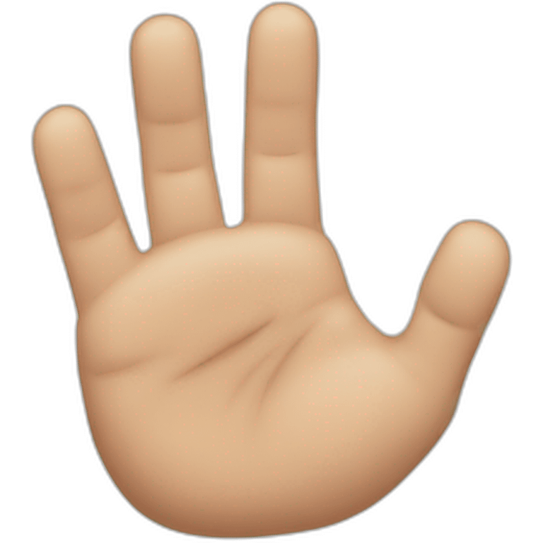 6 fingered hand emoji