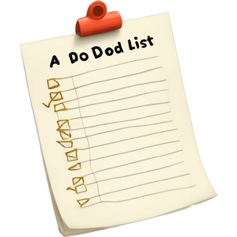 to do list emoji