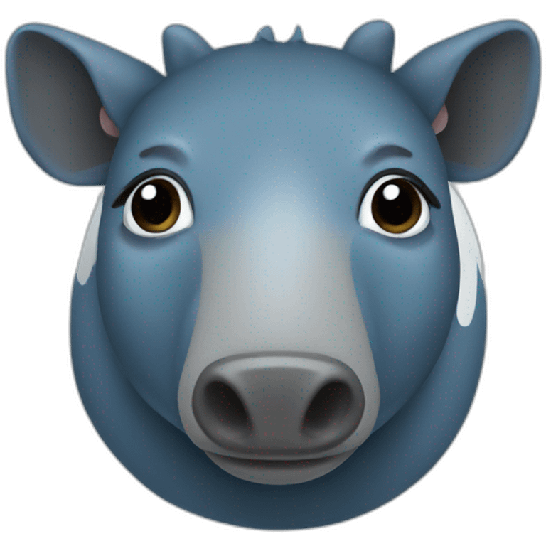 Tapir-blue-cartoon emoji