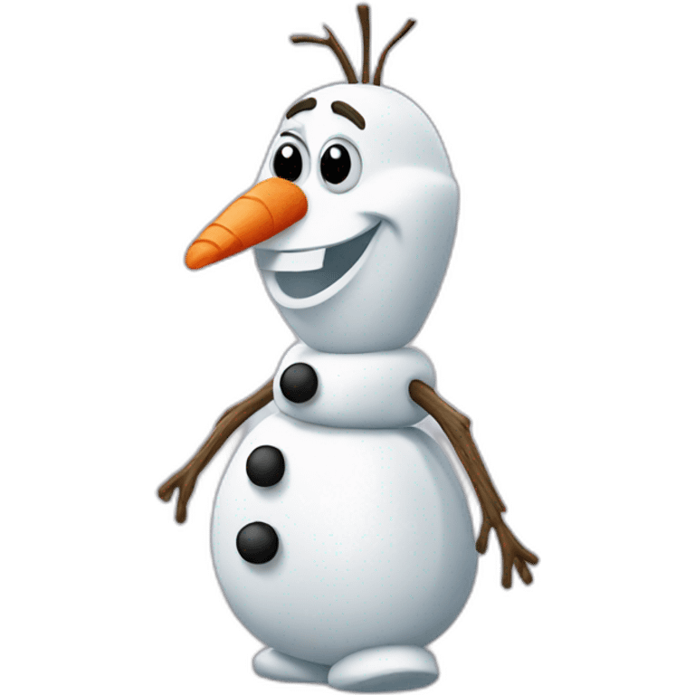 Olaf in summer emoji