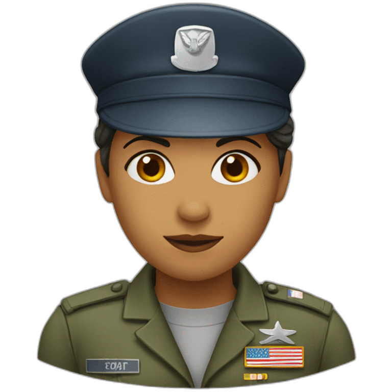 female Veteran emoji