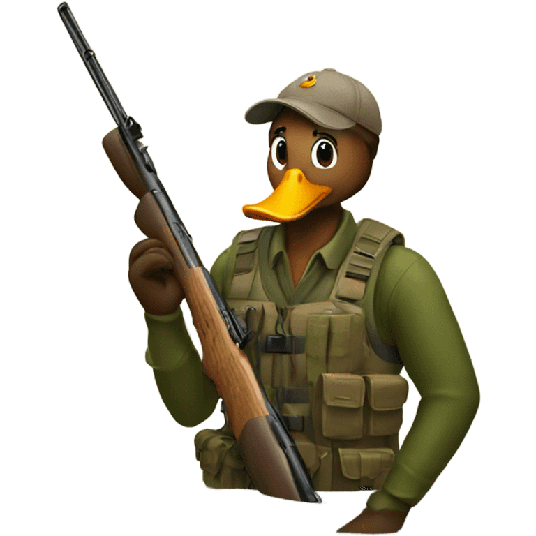 Duck hunting emoji