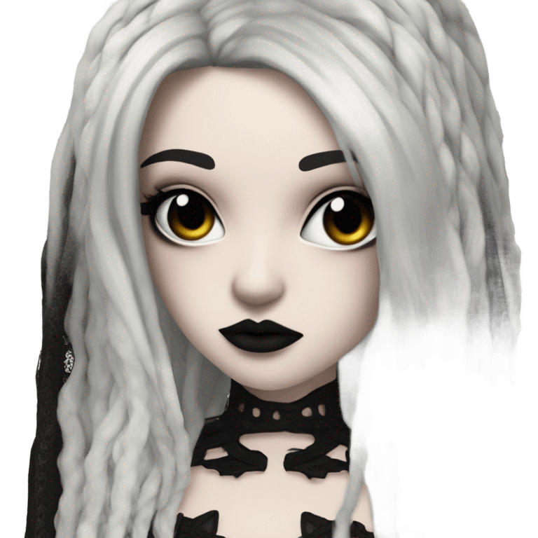 hyper realistic goth victoria secret model emoji