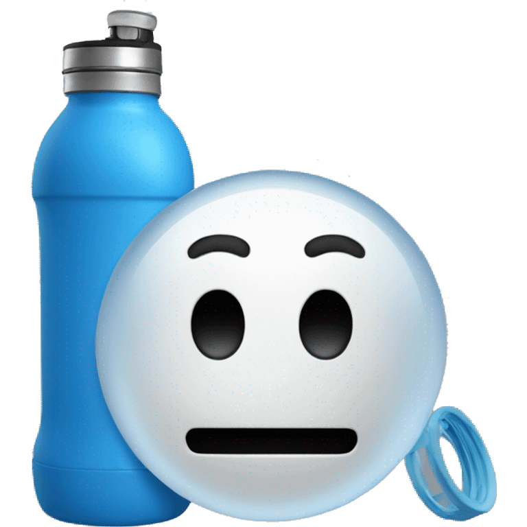 blue Stanley water bottle emoji